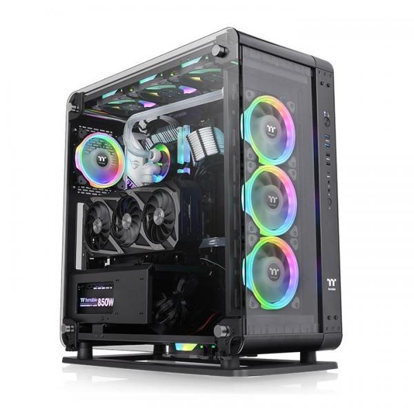 THERMALTAKE Core P6 TG (Nero) - Case senza alimentatore - Mid tower - Formato ATX