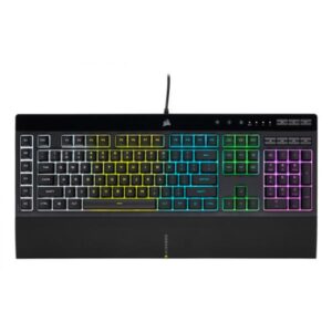 Tastiera da gioco CORSAIR K55 RGB PRO, 5Z RGB, cupola in gomma (CH-9226765-FR)