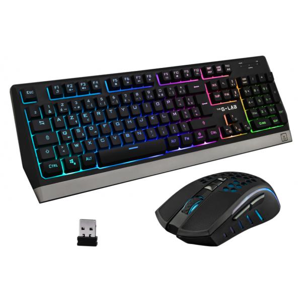 Pacchetto giochi wireless - Tastiera + mouse - Francese