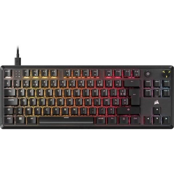 Tastiera da gioco - CORSAIR - K70 Core TKL - RGB - Switch MLX Red v2 - Cablata