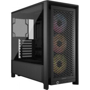 Case per PC - CORSAIR - FRAME 4000D RS ARGB Series - Mid-Tower - 3 ventole ARGB - Nero