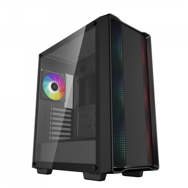 Case PC - DEEPCOOL - CC560 ARGB V2 (Nero) - Tower medio - Formato ATX - Circolazione dell'aria ottimizzata