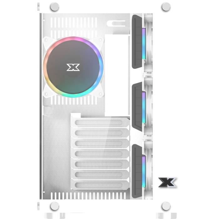 XIGMATEK Aquarius Plus Arctic ARGB (Bianco) - Custodia senza alimentatore - Mid tower - Formato ATX