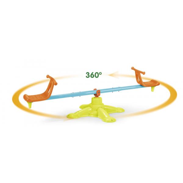 Altalena Twister - FEBER - Ruota di 360° - Per bambini dai 3 anni - Verde e Blu