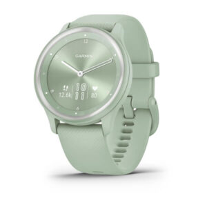 GARMIN Vivomove Sport - Orologio sportivo connesso con lancette e touch screen - Verde acqua argento