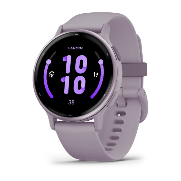 Orologio GPS connesso - GARMIN - Vivoactive 5 - WiFi - 30,4 mm (1.2) - Orchidea metallizzata con cinturino viola
