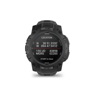 "Garmin Instinct 3 Tactical Edition GPS Smartwatch sportivo - AMOLED - 1,3"" - 50 mm - Nero"