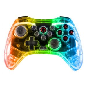 Konix - Controller wireless Crystal per Nintendo Switch, Switch OLED, PC e PS4