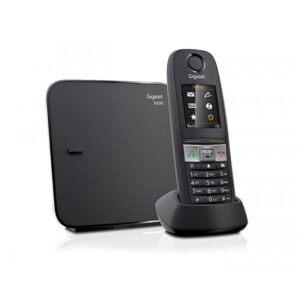 Telefono fisso Gigaset E630 nero - Resistente agli urti, all'acqua e alla polvere - Vivavoce - ID chiamante