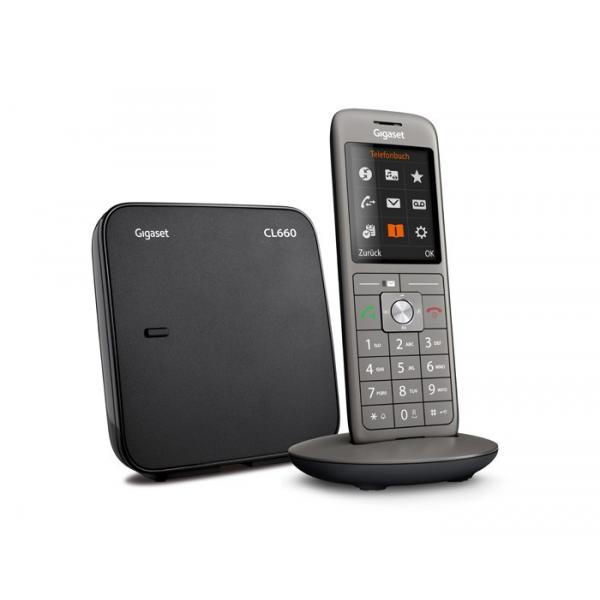 Telefono fisso GIGASET CL 660 A Duo Antracite