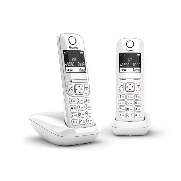 Telefono fisso GIGASET AS690 Duo Bianco