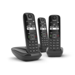 Telefono fisso GIGASET AS690 Trio Nero