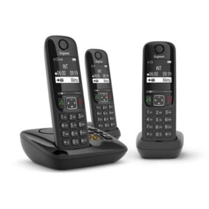 Telefono fisso GIGASET AS690 A Trio Black