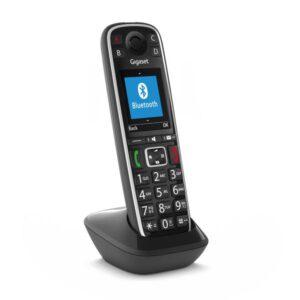 Telefono cordless Gigaset E720HX - Nero - 200 voci - SMS - Compatibile con Bluetooth 4.2 HSP e HFP
