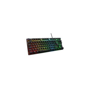 Tastiera da gioco - AZERTY - THE G-LAB - Keyz CAESIUM-TKL - Senza tastierino numerico - Retroilluminata - Nera