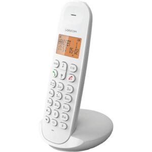 Telefono fisso cordless - LOGICOM - DECT ILOA 150 SOLO - Bianco - Senza segreteria telefonica