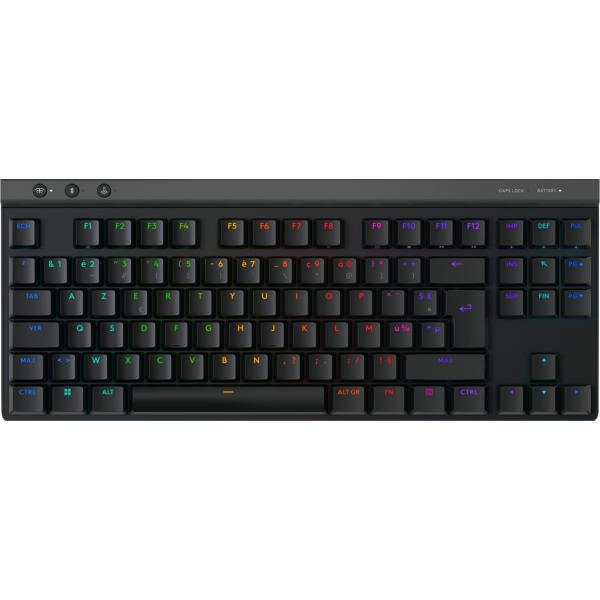 Tastiera da gioco - Wireless - Logitech G - G515 TKL Lightspeed - Tattile meccanica - RGB - AZERTY - Nera