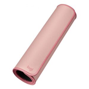 Tappetino da scrivania grande - Tappetino da scrivania Logitech - Serie Studio, multifunzionale ed esteso - Rosa