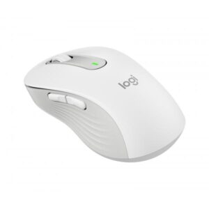 Logitech Signature M650 L Mouse Wireless - Grande Silenzioso, Bluetooth, Pulsanti Programmabili - Bianco