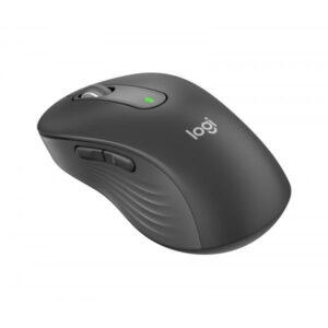Mouse wireless Logitech Signature M650 L - Dimensioni grandi e silenziose, Bluetooth, pulsanti programmabili - Grafite