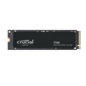 SSD da gioco interno - CRUCIAL - SSD T705 4TB PCIe Gen5 NVMe M.2 (2024) - Compatibilità con le versioni precedenti PCIe 3.0 e 4.0 - CT4000T705SSD3