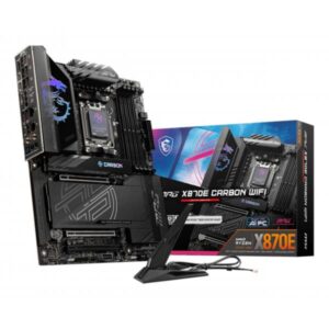 Scheda madre - MSI - MPG X870E CARBON WIFI - Wi-Fi 7, 5G LAN, USB 40 Gb/s, LED RGB, PCIe aggiuntivo