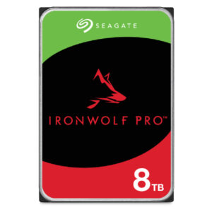 SEAGATE - IRONWOLF PRO - Disco rigido interno - 8TB - SATA 6 Gbit/s - 7200RPM (ST8000NT001)