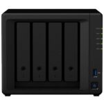 Desktop NAS Synology - 4 Bays - Quad Core - 1,4 GHz - 2 GB di RAM
