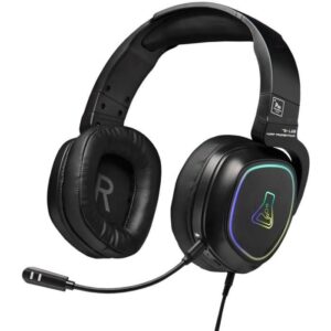 Cuffie da gioco - THE G-LAB - KORP-PROMETHIUM - Wireless + Bluetooth - Compatibile con PC, PS4, XboxOne - Nero