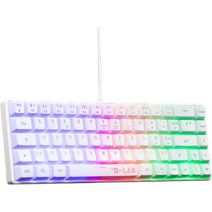 Tastiera da gioco - THE G-LAB - KEYZ-HYDROGEN-W/FR - Membrana bianca al 60%