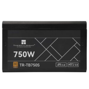 Alimentatore per PC - THERMALRIGHT - TB750S - 750 W - 80+ Bronze - Non modulare - ATX 3.0 - PCI-E Gen5 - Nero