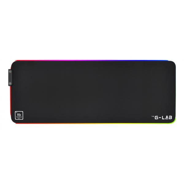 Tappetino per mouse RGB - THE G-LAB - PAD-RUBIDIUM - XXL - 800x300x3mm - Porta USB