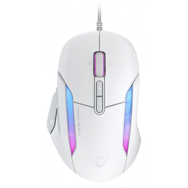 Mouse da gioco wireless - Turtle Beach Kone™ II - Ultra leggero - Bianco, 26.000 DPI, 23 funzioni personalizzabili