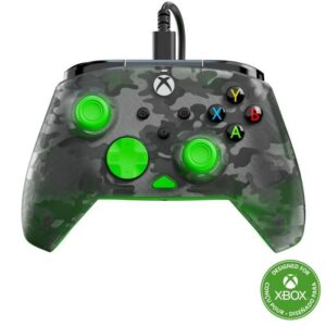 Gamepad - Xbox Series X§S, Xbox One e PC - Rematch Core - RGB - Cablato - Nero/Verde mimetico - TURTLE BEACH