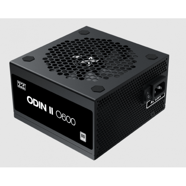Alimentatore PC - XIGMATEK - Odin II O600 - 600W - 80Plus - Non modulare - Ventola da 120mm - Nero