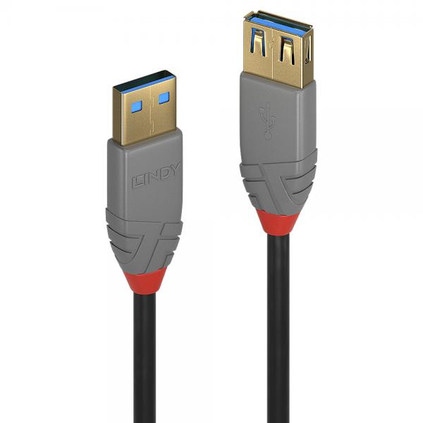 LINDY 2M USB 3.1 GEN1  VERLÄNGERUNG  A/A, ANTHRA