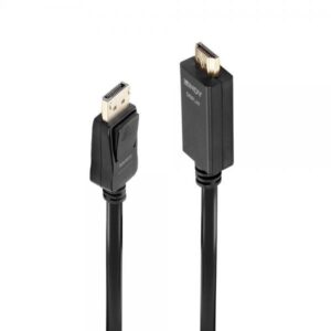 CAVO LINDY DP TO HDMI, M/M, 1MT, CONNETTORI DORATI, NERO, 36921