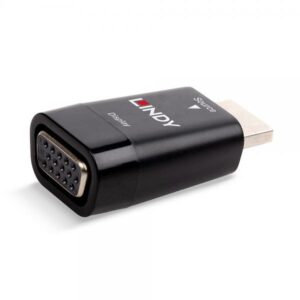 ADATTATORE LINDY HDMI TO VGA, M/F, NERO, 38194