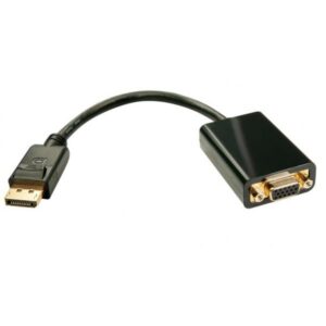ADATTATORE LINDY DISPLAPORT TO VGA, M/F, 0,15MT, 41006