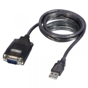 ADATTATORE LINDY USB "A" MASCHIO a RS232 Seriale 9pin MASCHIO CON FUNZIONE RETENTION perfetta per barcode e scanner - 42686