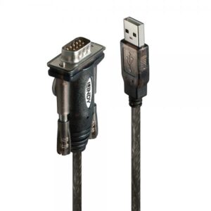 ADATTATORE LINDY USB "A" MASCHIO a RS232 Seriale 9pin MASCHIO compatibile con Windows e Mac