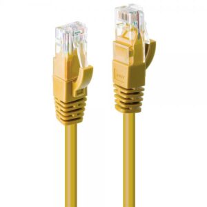LINDY CAVO CAT.6 U/UTP GIALLO 0,3M