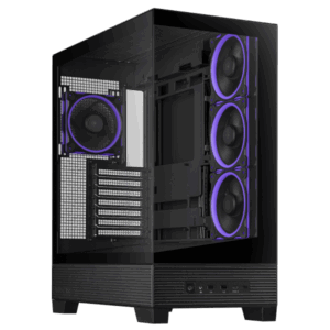 CASE M.TOWER ASUS A31 PLUS USB3, 4*12CM FAN, BTF COMP., SIDE PANNEL TRASP