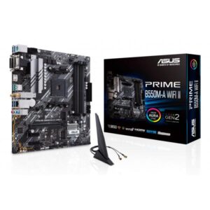 MB ASUS AMD PRIME B550M-A WIFI II B550 AM4 4DDR4 VGA+DVI+HDMI 2*PCIE, 4*SATA,M.2 mATX