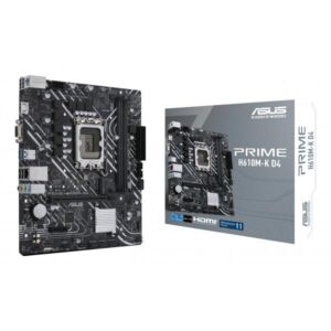 MB ASUS PRIME H610M-K D4 1700 (ALDER LAKE) 2DDR4 VGA+HDMI PCIE, M.2 mATX