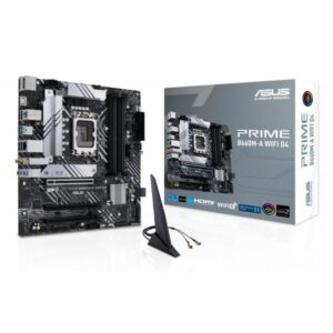 MB ASUS PRIME B660M-A WIFI D4 LGA1700 (ALDER LAKE) 4DDR4 2*HDMI+DP PCIE , 6*SATA,M.2 mATX