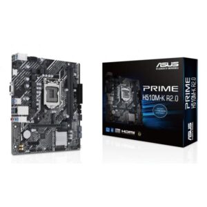 MB ASUS PRIME H510M-K R2.0 LGA1200 (ROCKET LAKE - COMPATIB. COMET LAKE) 2DDR4 VGA+HDMI PCIe M2  mATX
