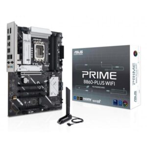 MB ASUS PRIME B860-PLUS WIFI LGA B860 (ARROW LAKE) 4DDR5 HDMI+DP 2*M2 WIFI6E PCIE 4.0 ATX