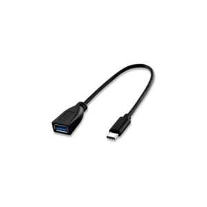 CAVO ADATTATORE ATLANTIS USB-C TO USB A 3.0, M/F, 0,15MT, NERO, A04-TC_UB3-01