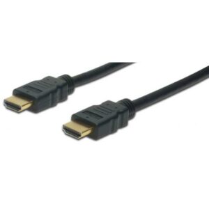 CAVO DIGITUS HDMI TO HDMI, M/M, 10MT, ethernet, connettori dorati, NERO, AK330107100S